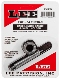 Lee Precision 90147 Case Length Gauge 7.62x54mmR with Shell Holder