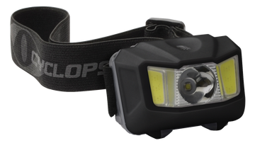Cyclops Hero 250/25 Lumen Cree LED Headlamp Green/White - Black