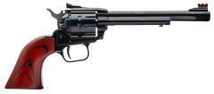 Heritage Mfg Rough Rider 22 LR/22 WMR 9-Shot 6.50" SAO Revolver - Black with Cocobolo Grips