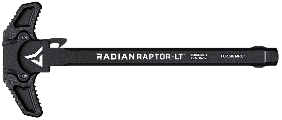 Radian Weapons Raptor-LT Ambidextrous Charging Handle - Black - Sig MPX
