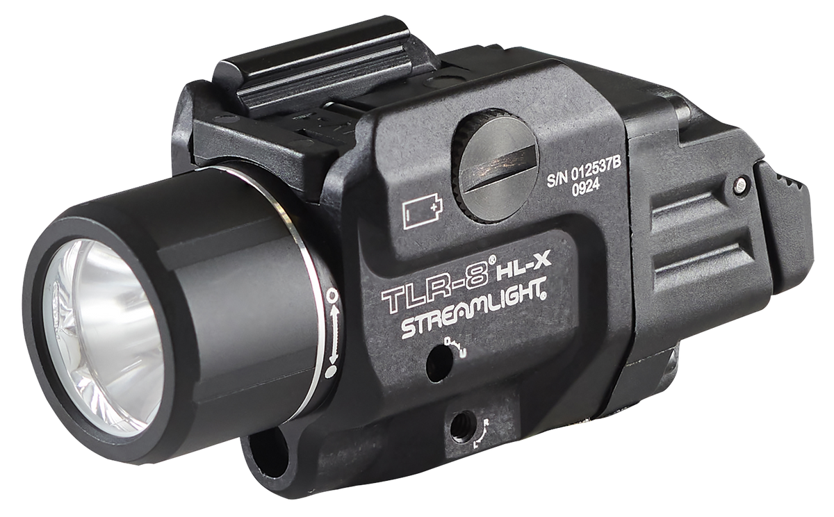 Streamlight TLR-8 HL-X USB 1000 Lumens Red Laser Black Aluminum Weapon Light