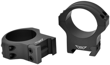 Warne 8522M HyperLite 34mm High Matte Black Scope Rings - Maxima/Weaver/Picatinny