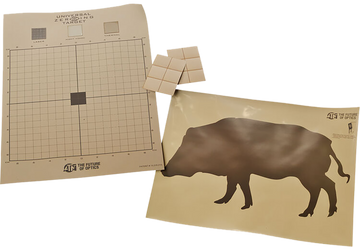 ATN Thermal Target Kit Boar Paper 30" x 24" Brown - 12 Plasters / 2 Targets