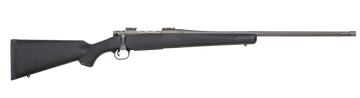 Mossberg Patriot 450 Bushmaster 20" 4+1 Bolt-Action Rifle - Stainless Cerakote Fluted Threaded Barrel, Black Synthetic Stock