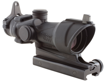 Trijicon 100092 ACOG 4x32mm .308/7.62 BDC Illuminated Amber Crosshair Riflescope - Black Hardcoat Anodized