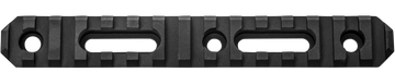 GrovTec GTSW191 Picatinny Rail 6" 15-Slot AR Stock - Black Hardcoat Anodized