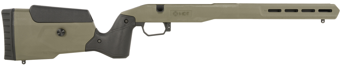 MDT Sporting Goods Field Stock OD Green - Ruger American Long Action Right Hand