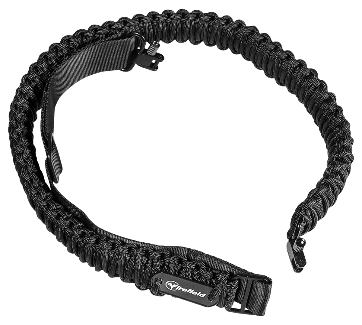 Firefield FF46001 Two Point Tactical Sling Black Nylon Paracord 37.50"-45" Adjustable Rifle