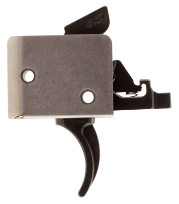 CMC Triggers 93502 Drop-In AR-15/AR-10 Two-Stage Curved 2-4 lbs Trigger - Black/Silver