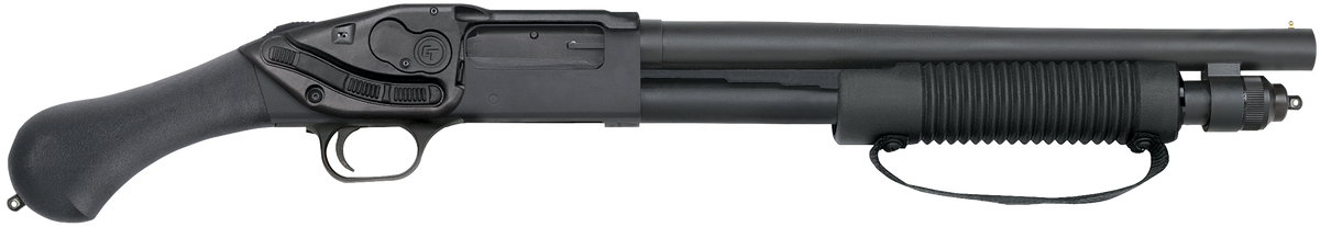 Mossberg 590 Shockwave 12 Gauge 3" 5+1 14.38" Pump-Action Shotgun - Crimson Trace Lasersaddle