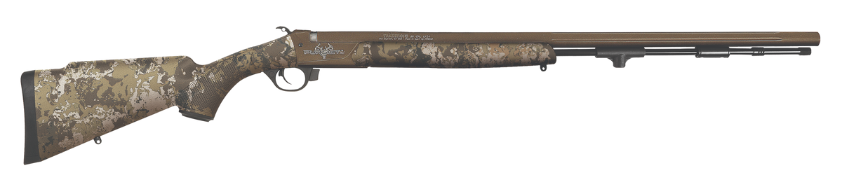 Traditions Pursuit XT 50 Cal 209 Primer 26" Burnt Bronze Cerakote Veil Wideland Synthetic Stock Muzzleloader