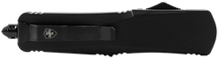Templar Knife LBR331 Gen II Large 3.50" OTF Drop Point Plain 440C Black Oxide Stonewashed 5.25" Black Aluminum/Rubber Handle