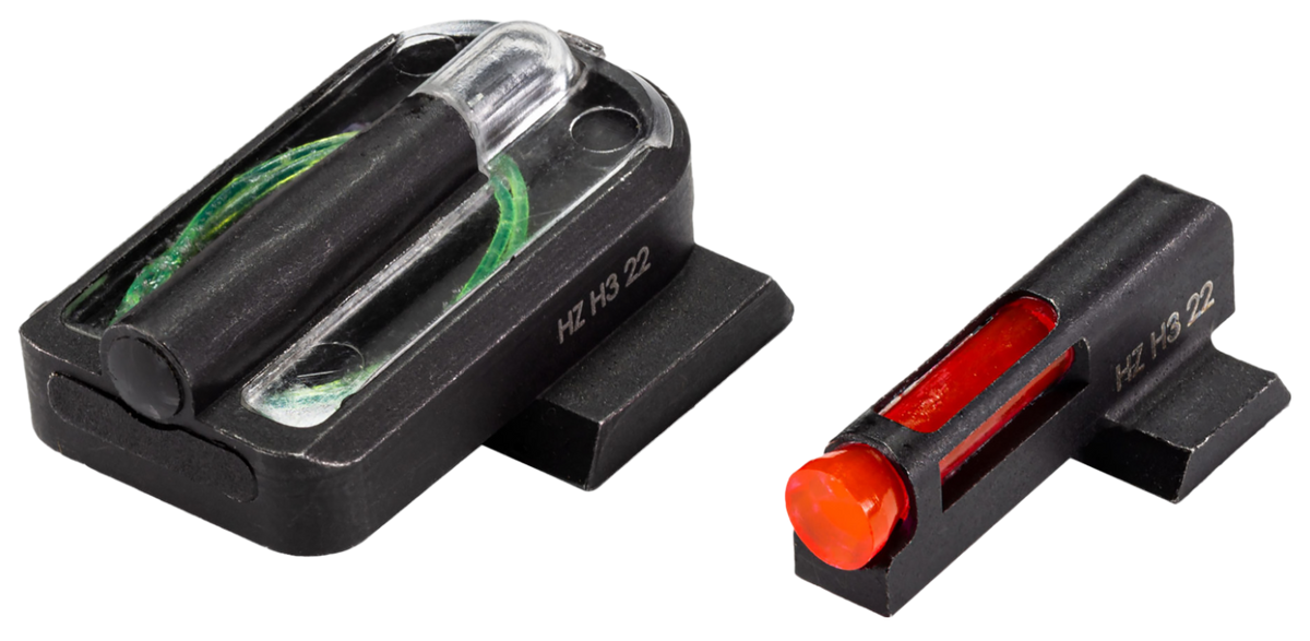 HiViz MPFD21 FastDot H3 Sight Set for S&W M&P Red Fiber Optic Front / Green Tritium Rear