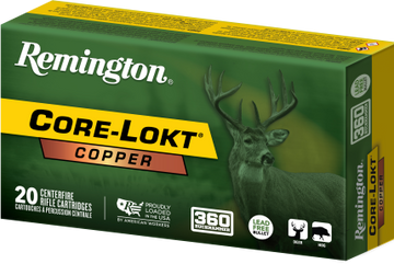 Remington Ammunition Core-Lokt Tipped 360 Buckhammer 160gr 20 Rd - Box or Case