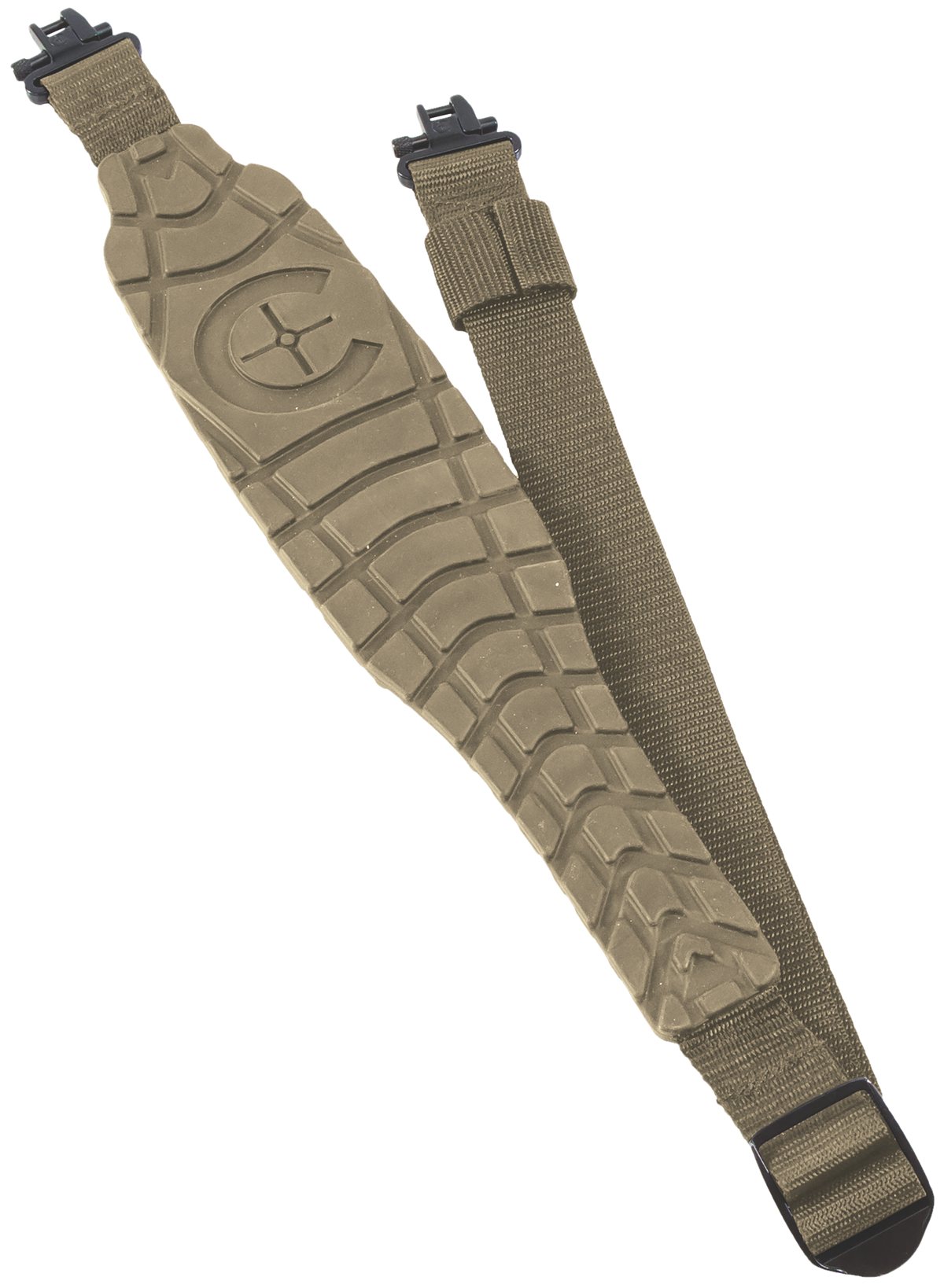 Caldwell Max Grip Flat Dark Earth 20"-41" Adjustable Rifle Sling with QD Swivel