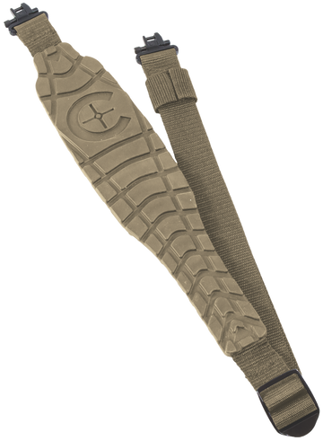 Caldwell Max Grip Flat Dark Earth 20"-41" Adjustable Rifle Sling with QD Swivel