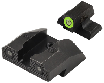 XS Sights R3D 2.0 Night Sight Set for Springfield SA-35 - Green Tritium Front / Black Oxide Frame
