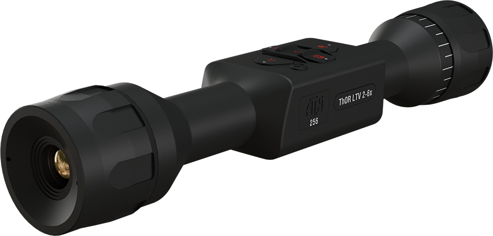 ATN Thor LTV 2-6x19mm Thermal Rifle Scope 256x192 12 Micron 50Hz Black Multi Reticle
