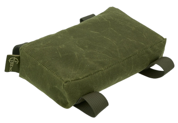 Cole-TAC FB302 Flat Bag Waxed Rifle Shooting Rest Bag - Green Cordura Nylon