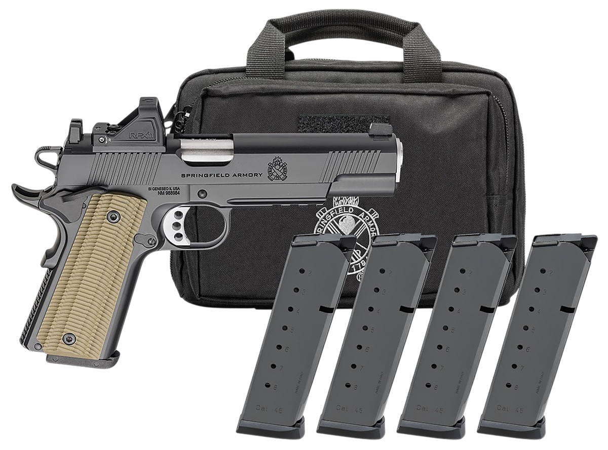 Springfield Armory 1911 Operator AOS Gear Pac 9mm Luger 5" 9+1 Semi-Auto Pistol