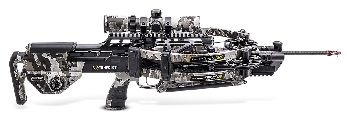 TenPoint TRX 26 Vektra 26.5" 460 FPS 300 lb Draw Crossbow w/ RangeMaster 100 Scope
