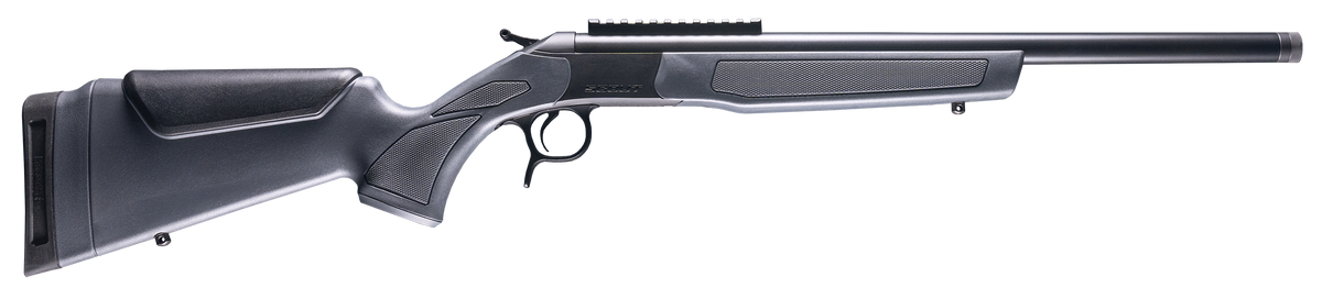 CVA Scout 45-70 Gov 22" 1-Rd Single Shot Rifle - Blued/Stealth Gray