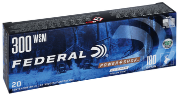 Federal Power-Shok 300 WSM 180gr Copper Hollow Point 20 Rd - Box or Case