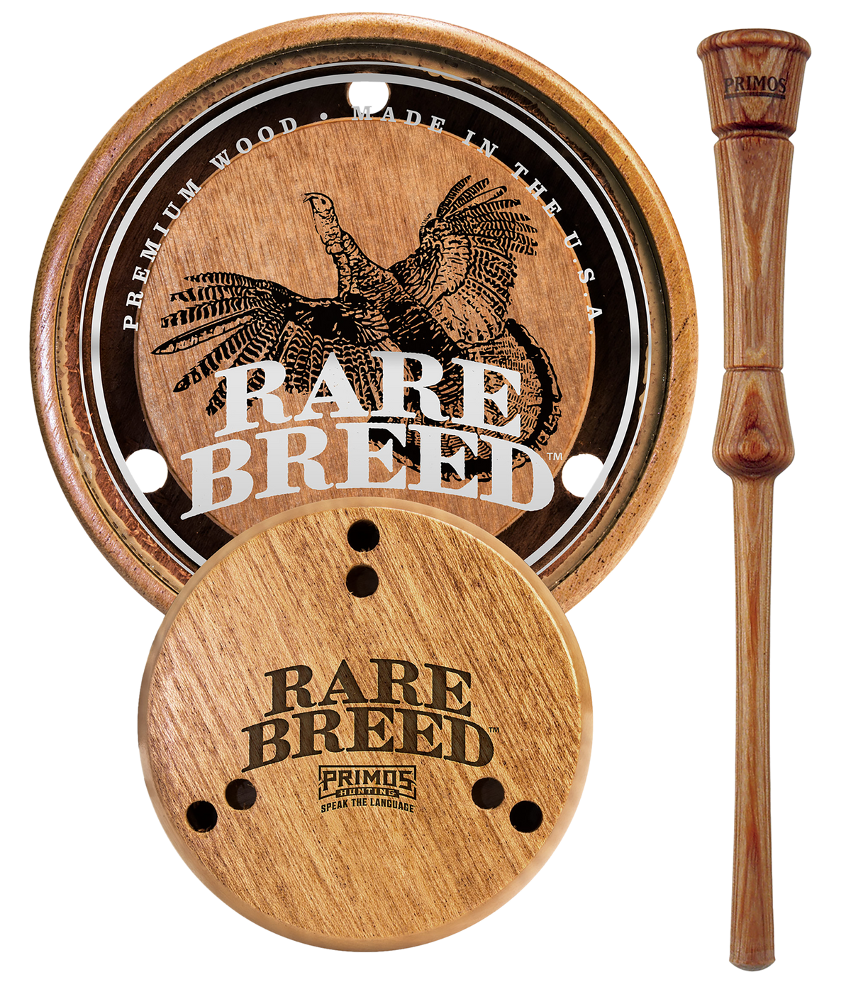 Primos PS2903 Rare Breed Glass Turkey Pot Call