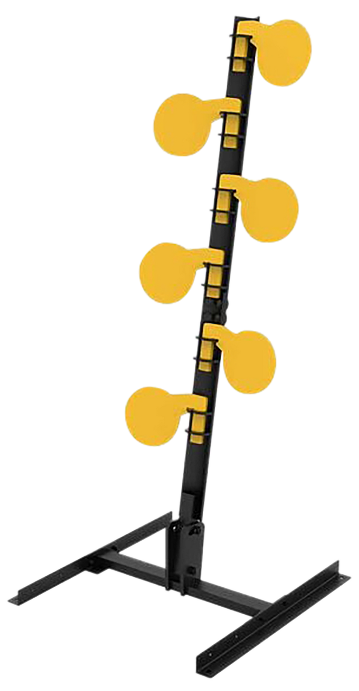 Caldwell AR500 Dueling Tree 3/8" Steel Target - Black/Yellow