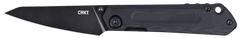 Columbia River CRKT 2670 Straight 2.60" Folding Wharncliffe Plain D2 Steel Black Oxide Black G10 Handle