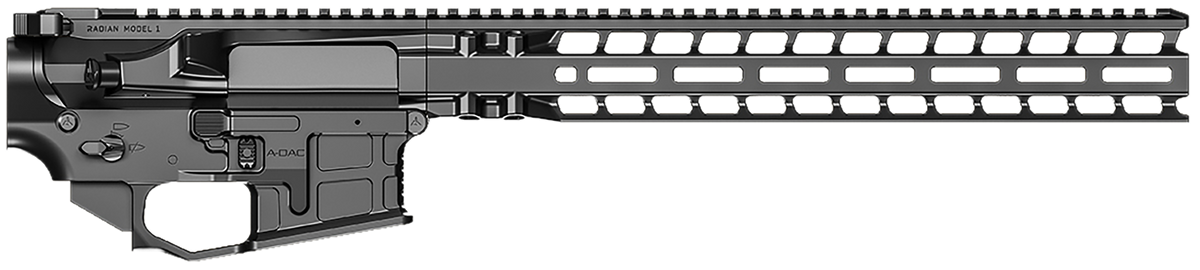 Radian Weapons R0411 AR-15 Builder Kit - A-DAC 15 Ambi Lower, 14" M-LOK Handguard & Raptor-SD Charging Handle - Radian Black Stripped Lower