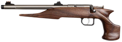Chipmunk 40101 Hunter Youth Frame 22 S/L/LR 9" Single-Shot Bolt Action Pistol - Threaded Stainless Steel Barrel, Walnut Frame