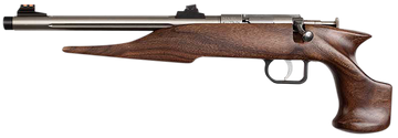 Chipmunk 40101 Hunter Youth Frame 22 S/L/LR 9" Single-Shot Bolt Action Pistol - Threaded Stainless Steel Barrel, Walnut Frame
