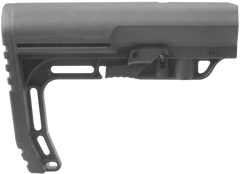 Mission First Tactical BMS Battlelink Minimalist Stock Collapsible Black Synthetic for AR-15/M16/M4 - Commercial Tube (Not Included)