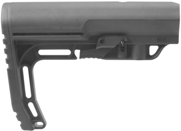Mission First Tactical BMS Battlelink Minimalist Stock Collapsible Black Synthetic for AR-15/M16/M4 - Commercial Tube (Not Included)