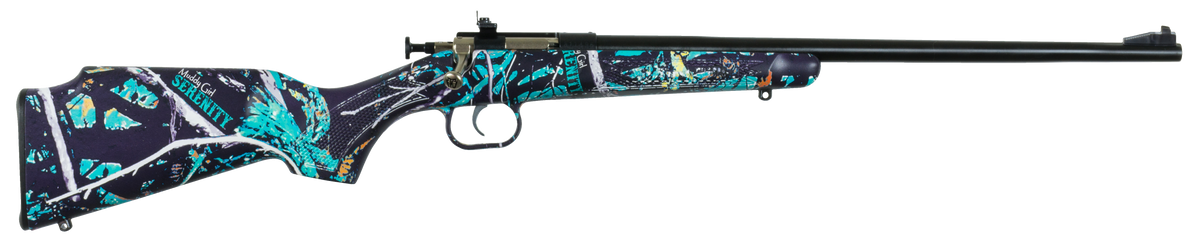 Crickett KSA2172 Youth 22 LR 16.12" 1-Rd Bolt Action Rifle - Muddy Girl Serenity Synthetic Stock