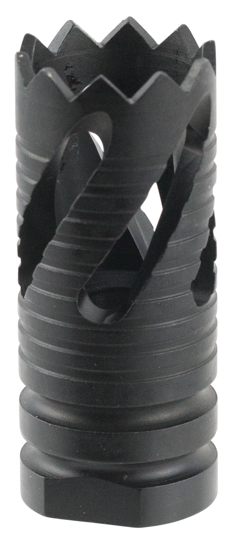 TacFire Thread Crown Muzzle Brake 308 Win 5/8x24 Black Oxide Steel - 2.05" OAL