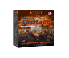 Kent Cartridge K122UFL364 Ultimate Fast Lead 12Gauge 2.75" 1 1/4oz 4Shot 25 Per Box/10 Case
