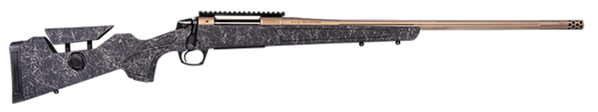 CVA Cascade Long Range Hunter 300 PRC 26" 2+1 Bolt Action Rifle - Smoked Bronze Cerakote