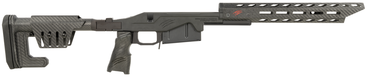 Fierce Firearms LACHSBL AR-15 Long Action Chassis Kit - Magnesium Frame, Folding Stock