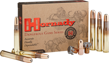 Hornady 82689 Dangerous Game  500NitroExpress 570gr DGX Bonded 20 Per Box/6 Case