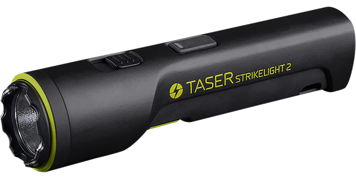 TASER StrikeLight 2 Stun Flashlight 700 Lumen USB-C Rechargeable - Black
