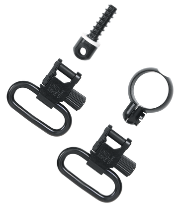Uncle Mike's 13412 Super Swivel Quick Detach 1" Loop Blued - Fits Most 22 Cal Tube & .430-.455" Rifles