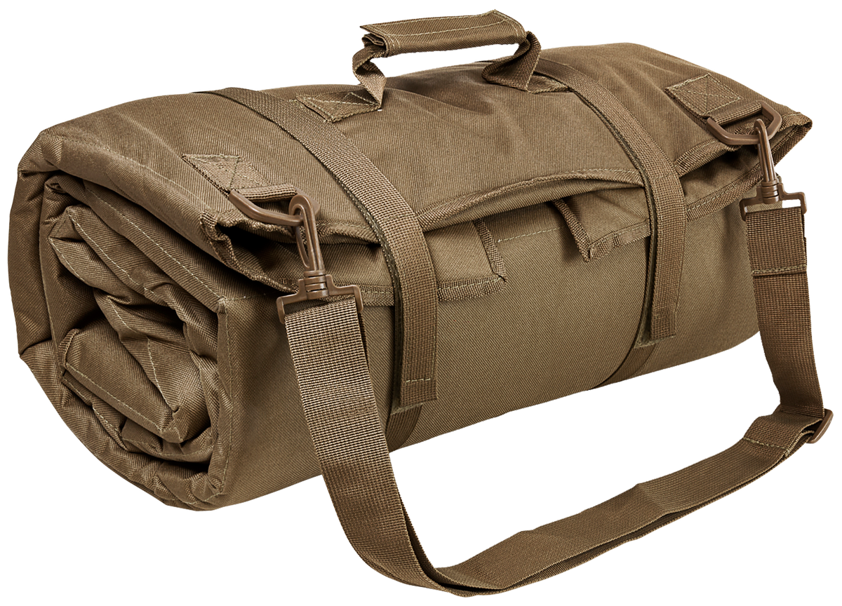 NcSTAR CVSHMR2957T Roll Up Shooting Mat Tan 69" x 35" PVC