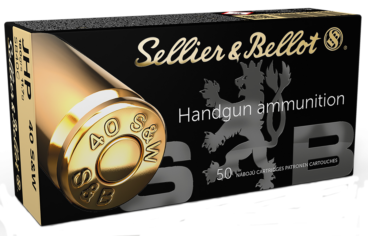 Sellier & Bellot SB40C 40 S&W 180gr JHP - Box or Case