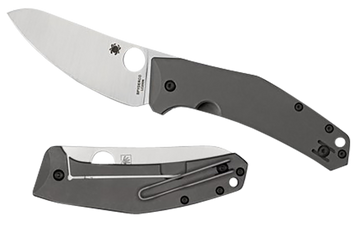 Spyderco SpydieChef Salt 3.32" LC200N Plain Edge Titanium Folding Knife