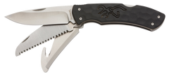 Browning Primal Kodiak Slim 3.75" 3-Blade 8Cr13MoV Folding Lockback Hunting Knife