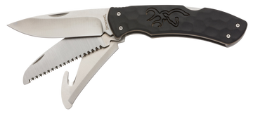 Browning Primal Kodiak Slim 3.75" 3-Blade 8Cr13MoV Folding Lockback Hunting Knife
