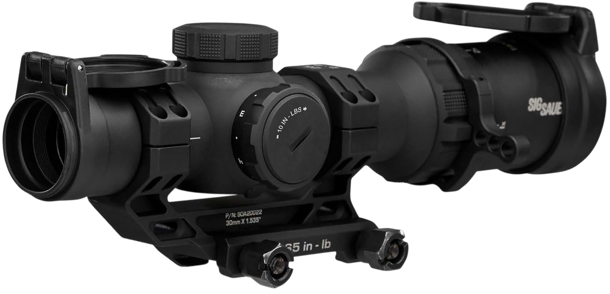 Sig Sauer Electro-Optics Tango-MSR 1-10x24mm 30mm Tube SFP Illuminated BDC Riflescope - Black