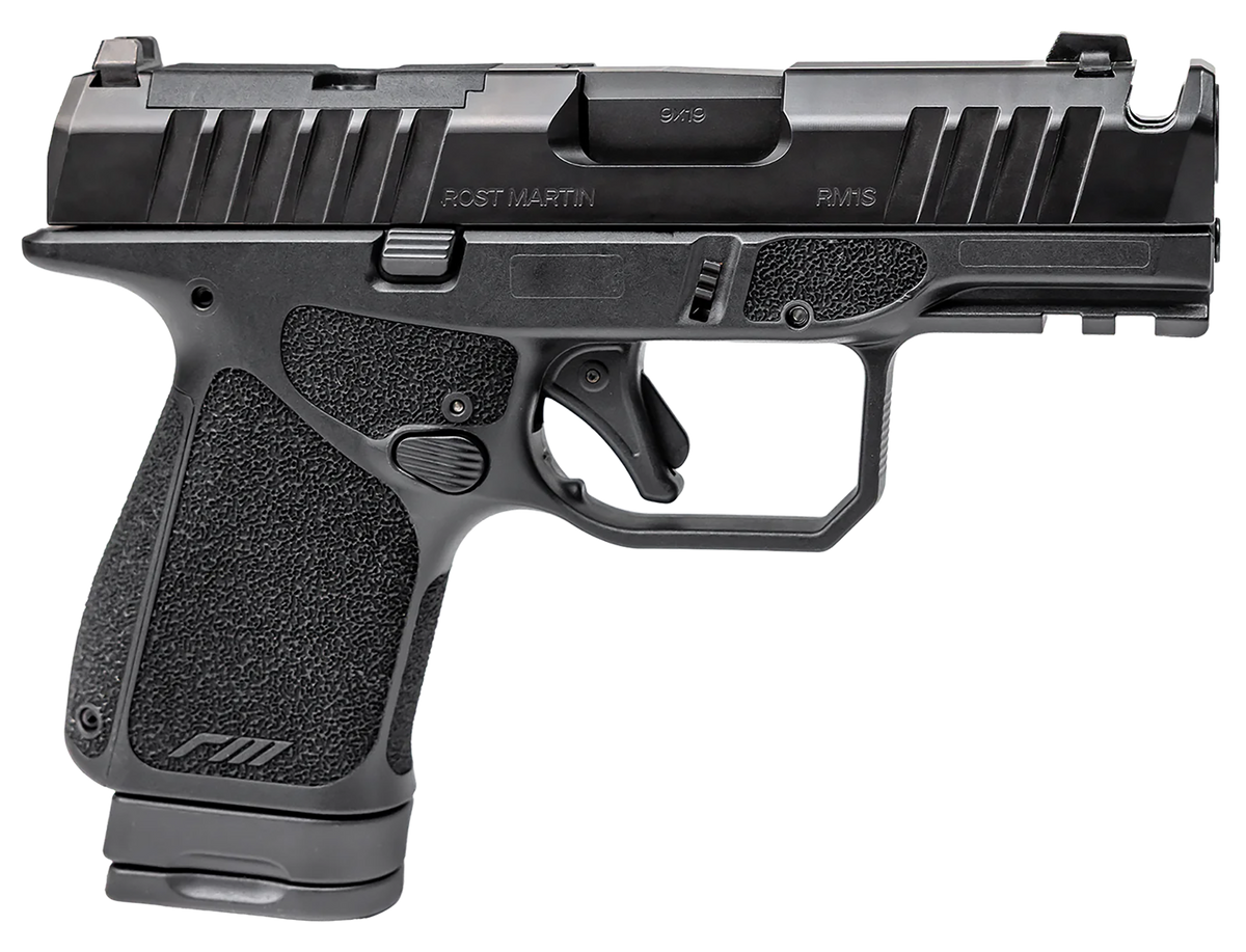 Rost Martin RM1S 9mm Luger 3.6" 15+1 Striker-Fired Pistol - OSP Comp - Black